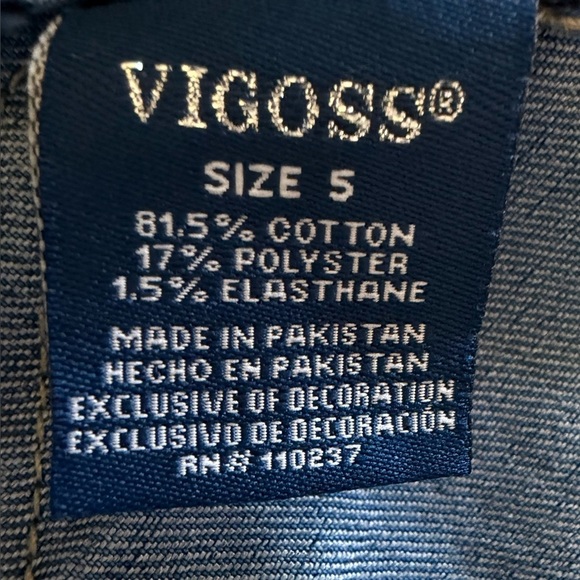 Vigoss Light Blue Denim Overalls - Picture 3 of 3